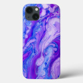 paarse psychedelische vloeistof Case-Mate iPhone case (Achterkant)