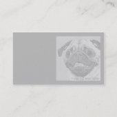 Paarse Pug Visitekaartje (Achterkant)