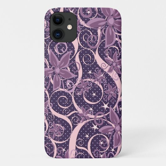 Paarse-puntventilator Case-Mate iPhone Case (Achterkant)