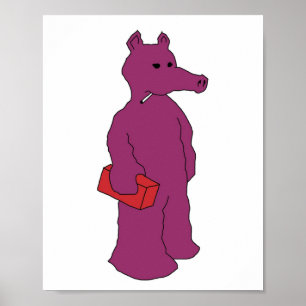 paarse quasimoto poster