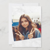 Paarse Quinceañera Kaart (Achterkant)