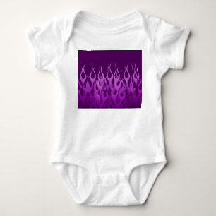 Paarse raceflames romper
