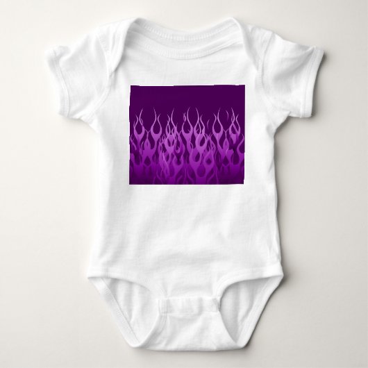 Paarse raceflames romper (Voorkant)