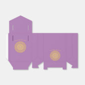 paarse ramadan kareem - lintbox bedankdoosjes (Uitgevouwen)