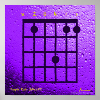 Paarse regen (Bb add9) Poster