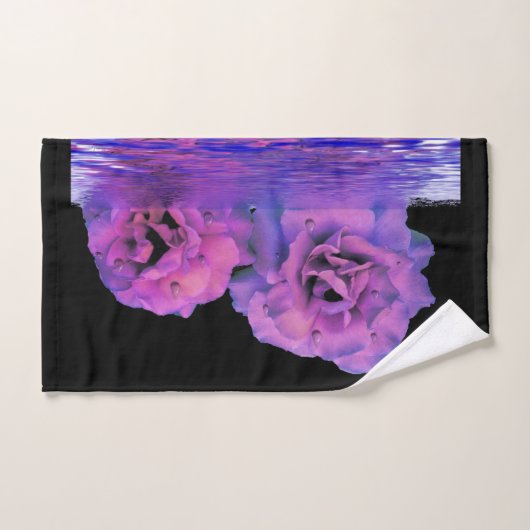 Paarse regen - dodendoekset bad handdoek (Handdoek)