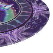 Paarse regen snijplank (Hoek)