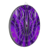 Paarse regenboogdromen Angel Wings Dartbord (Voorkant Links)