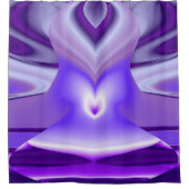 Paarse regenboogdromen douchegordijn (Voorkant)