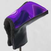 Paarse regenboogdromen golfheadcover (3/4 voorkant)