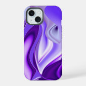 Paarse regenboogdromen iPhone 15 hoesje (Achterkant)