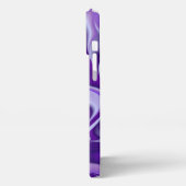 Paarse regenboogdromen iPhone hoesje (Linkerkant)