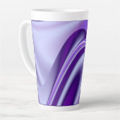 Paarse regenboogdromen latte mok (Linkerhoek)