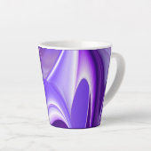 Paarse regenboogdromen latte mok (Rechterhoek)