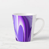 Paarse regenboogdromen latte mok (Rechts)