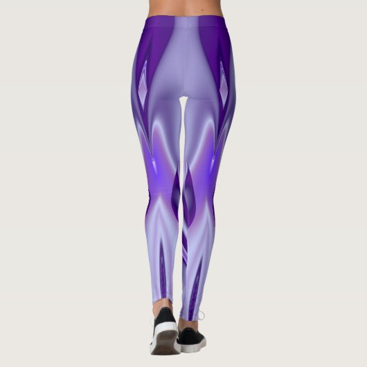 Paarse regenboogdromen leggings (Achterkant)