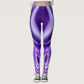 Paarse regenboogdromen leggings (Voorkant)