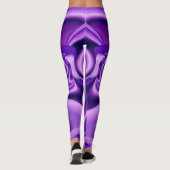 Paarse regenboogdromen leggings (Achterkant)