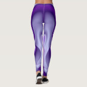Paarse regenboogdromen leggings (Achterkant)
