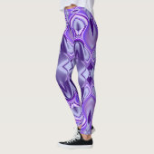 Paarse regenboogdromen leggings (Links)