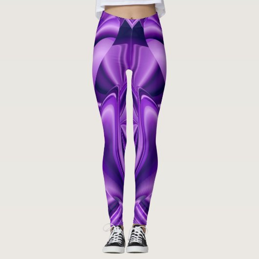 Paarse regenboogdromen leggings (Voorkant)
