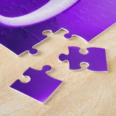 Paarse regenboogdromen legpuzzel (Zijkant)