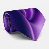 Paarse regenboogdromen stropdas (Opgerold)