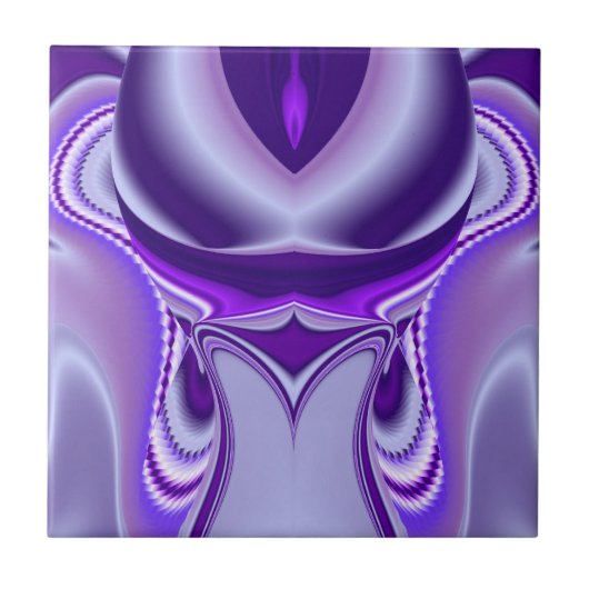 Paarse regenboogdromen tegeltje (Voorkant)