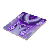 Paarse regenboogdromen tegeltje (Zijkant)