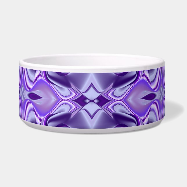 Paarse regenboogdromen voerbakje (Voorkant)