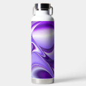 Paarse regenboogdromen waterfles (Voorkant)