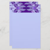 Paarse regenboogdroomkerij briefpapier (Voorkant / Achterkant)