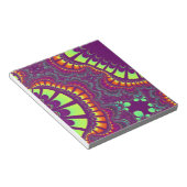 Paarse regenboogherinnering notitieblok (Schuin)