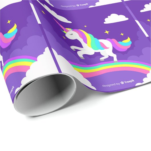 Paarse regenboogontsteking cadeaupapier (Rol Hoek)