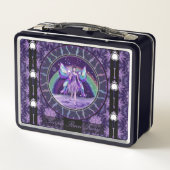 Paarse regenfegel (Achterkant)