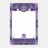 Paarse regenwang post-it® notes (Voorkant)