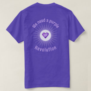 Paarse Revolutie Heren Basic T-Shirt