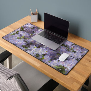 Paarse Rhododendron Blooms Floral Bureaumat