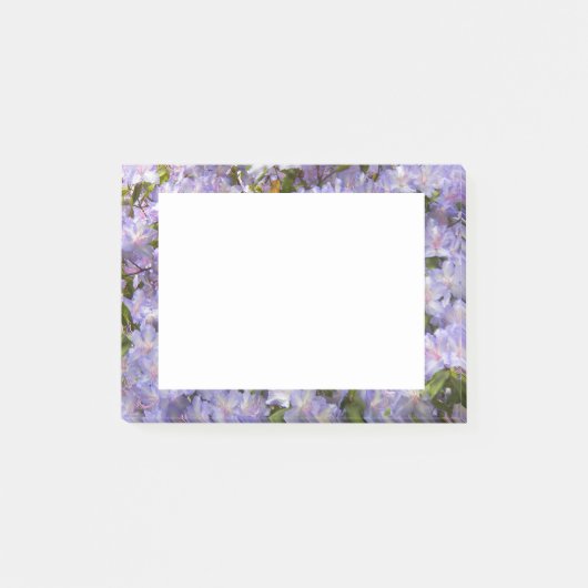  Paarse Rhododendrons Floral Post-it® Notes (Voorkant)