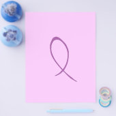 Paarse Ribbon Flyer (Enkel)