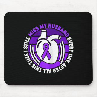 Paarse Ribbon Overdose Awareness Miss Husnd Memory Muismat