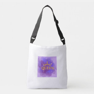 Paarse Rijk Crossbody Tas