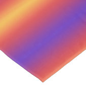 Paarse rode Oranje gradiëntstrips Tafelkleed (Gekanteld)