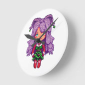 Paarse Ronde Klok (Hoek)