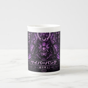 Paarse Ronin Schaduw Porselein Kop