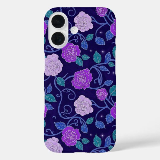 Paarse Roos Case-Mate iPhone Case (Achterkant)