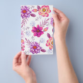 Paarse roos flyer (Hand)
