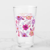 Paarse roos glas (Voorkant)