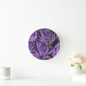 paarse roos ronde klok (Huis)