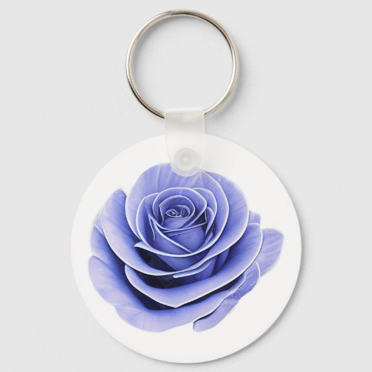 Paarse Roos Sleutelhanger (Voorkant)